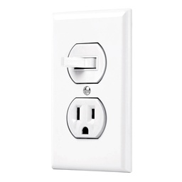 [45950] Placa armada interruptor y contacto, linea Standard, blanco