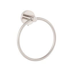 [45974] Toallero argolla metalico acabado satin, Foset Tubig