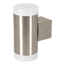 [46129] Arbotante decorativo de LED 10 W 2 spots luz calida, Volteck