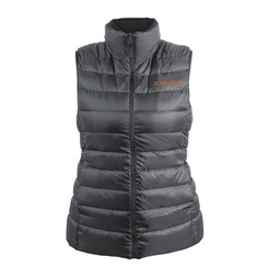[65008] Chaleco de plumas para mujer, gris, EG, Truper