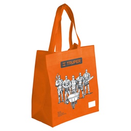 [65013] Bolsa ecologica naranja de 30 x 34 cm, Truper
