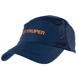 [66020] Gorra color azul marino, 100% poliester, Truper