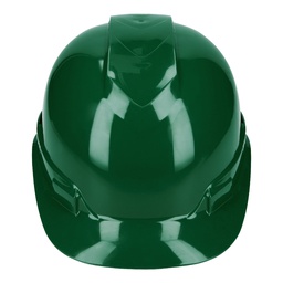 [101270] Casco de seguridad ventilado, ajuste de matraca, verde