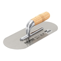 [102639] Llana canto redondo 12' x 5' con mango de madera, Truper