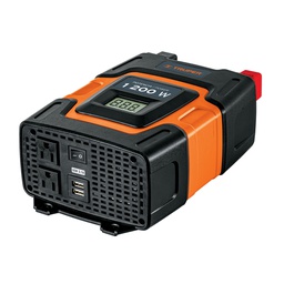 [10491] Inversor de corriente de 1200 W con puertos USB, Truper