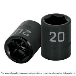 [12412] Dado cuadro 1/2' de impacto 6 puntas de 12 mm, Truper