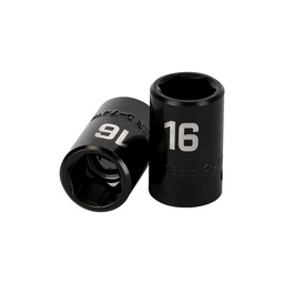 [12416] Dado cuadro 1/2' de impacto 6 puntas de 16 mm, Truper