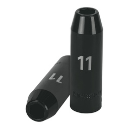 [12423] Dado largo cuadro 1/2' de impacto 6 puntas de 11 mm, Truper