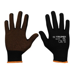 [12650] Guantes de poliester con puntos de PVC en palma, CH, Truper