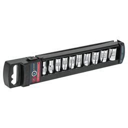 [14165] Juego de 10 dados cuadro 1/4' std, Truper
