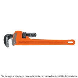 [15842] Llave stilson 48' cuerpo robusto de hierro ductil, Truper