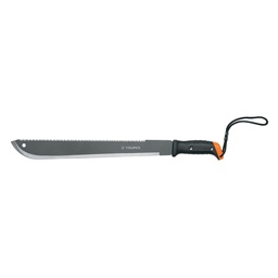 [15893] Machete doble filo 18', con correa, funda de carton, Truper