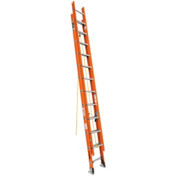 [16757] Escalera de extension, tipo II, 24 peldaños, fibra de vidrio