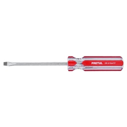 [21458] Desarmador plano 3/16 x 4' mango de PVC, Pretul