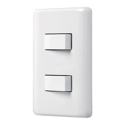 [25085] Placa armada 1 interruptor sencillo + 1 de 3 vias, Basic