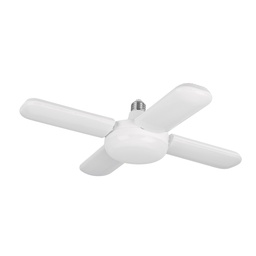 [26125] Lampara LED 40W tipo ventilador, 4 aspas ajustables, Volteck