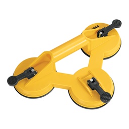 [28028] Ventosa de plastico para vidrio, 3 copas de succion, Pretul