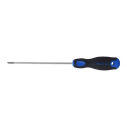 [28083] Desarmador de cruz 1/8' x 6' mango Comfort Grip, Pretul