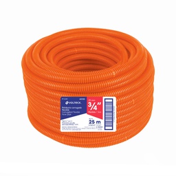 [40135] Metro de poliducto 3/4' corrugado flex. s/guia, rollo 25 m