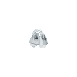 [40704] Bolsa c/100 nudos (perros) de hierro p/cable de 1/8', Fiero