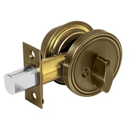 [43596] Cerrojo llave-mariposa laton antiguo, llave de puntos,Hermex