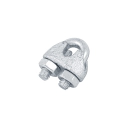 [44083] Blister c/2 nudos (perros) de hierro p/cable de 3/16', Fiero
