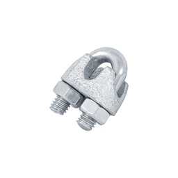 [44084] Blister c/2 nudos (perros) de hierro p/cable de 1/4', Fiero