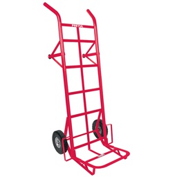 [44479] Diablo de carga de 450 kg, ruedas solidas, doble balero