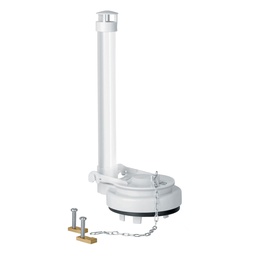 [46287] Valvula de descarga 3' para WC de 1 pza, cadena inox, Foset