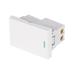 [47944] Interruptor de 3 vias blanco de 1.5 modulos, linea Lisboa