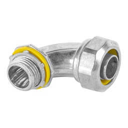 [46933] Conector curvo de 1/2' para tubo liquid tight, Volteck