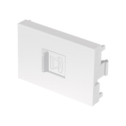 [47951] Toma de telefono blanco de 1.5 modulos, linea Lisboa