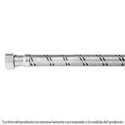 [48966] Manguera para boiler, acero inox, 1/2'x1/2', 80 cm, Foset