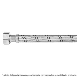 [49133] Manguera para boiler, acero inox, 3/4'x3/4', 80 cm, Foset