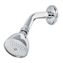 [49448] Regadera conica 2-1/2' brazo y chapeton de acero, Foset Aqua