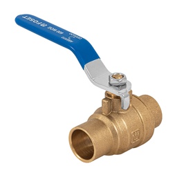 [49482] Valvula de esfera, de laton, soldable, 3/4', alta presion