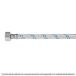 [49532] Manguera lavabo/fregadero, aluminio, 1/2' x 1/2', 100cm