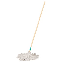 [57056] Trapeador tipo mechudo, 350 g con baston de 120 cm, Klintek