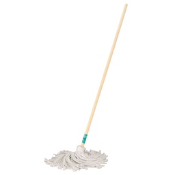 [57060] Trapeador tipo mechudo, 250 g con baston de 120 cm, Klintek