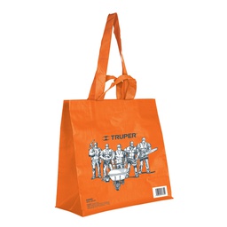 [66082] Bolsa ecologica naranja de 40 x 40 cm, Truper