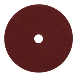 [100162] Disco de lija de 7' con respaldo de fibra, grano 80, Truper