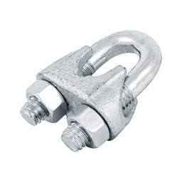 [44087] Blister c/1 nudo (perro) de hierro p/cable de 1/2', Fiero