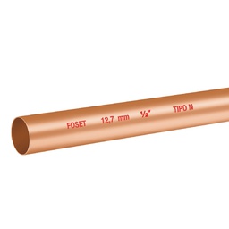 [48151] Tubo de 1/2' de cobre tipo 'N' , de 3 m, Foset