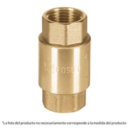 [49067] Valvula de retencion de laton de 1', Foset