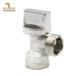 [PVAE] Valvula Angular Esfera 1/2" x 1/2" 100% Laton Plomacy (PVAE)