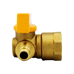 [VCG90] Valvula de Gas de 90° 5/16" x 1/2" Plomacy (VCG90)