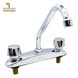 [PM8GC] Mezcladora Para Fregadero 8" Maneral Tipo Universal  Plomacy  (PM8GC)