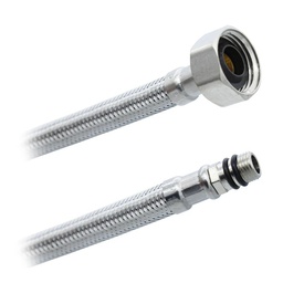 [CMM55] Conector Flexible Para Monomando 3/8"COMP X 1/2"FIP X 55cm. Acero Inox. Plomacy (CMM55)