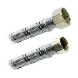 [BAM60] Conector Flexible Para Boiler 1/2" X 3/4" X 60cm. Aluminio Plomacy (BAM60)