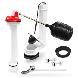 [9607] Herraje WC Seguri-Max 2&quot; x 10&quot; Palanca Cromada y Esponjoso   (9607)